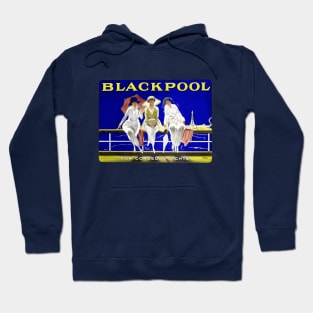 Vintage British Travel Poster: Blackpool, the Gorgeous Sights Hoodie